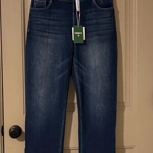 HALARA Women's Dark Blue Straight Leg Jeans-NWT
